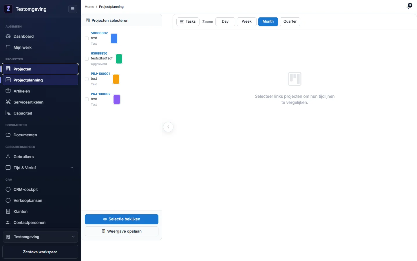 Zentova application screenshot 2